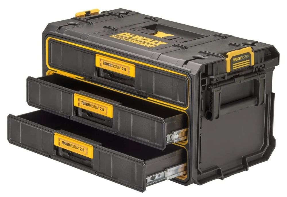 Аксесуари DeWALT - Інструментальний ящик Tough System 2.0, 3 висувні ш