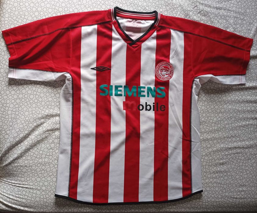 Camisa de futebol masculina Umbro do Olympiacos FC tamanho M