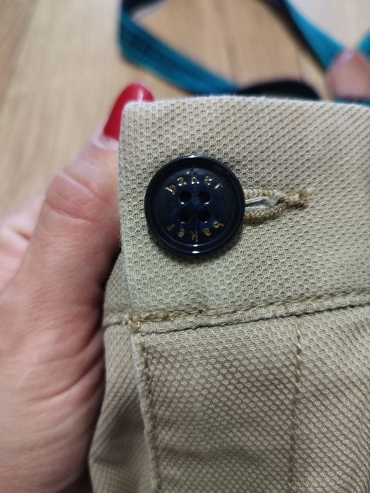 Spodnie materiałowe Ted Baker r. 146. Szelki