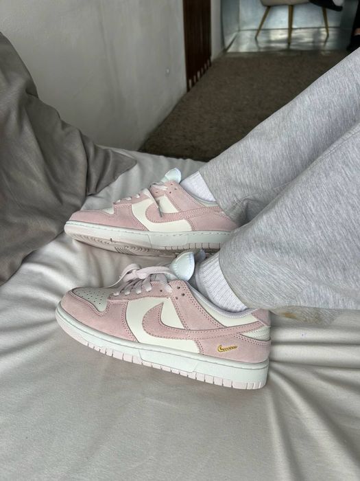 ‼️Жіночі кросівки Nike Dunk Low Pearl Pink Sail трендові жіночі кросівки найк данк рожеві