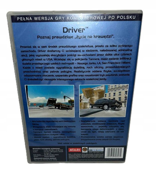 Driver 1 BOX PL gra na PC