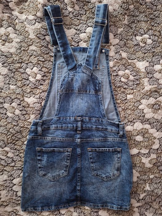 Джинсовий комбінезон -спідниця, 152 см
