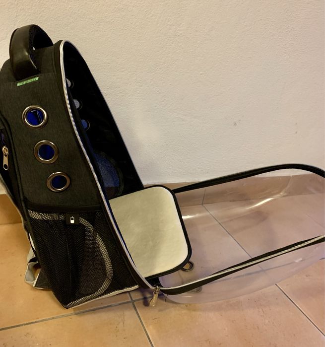 Mochila transporte gato