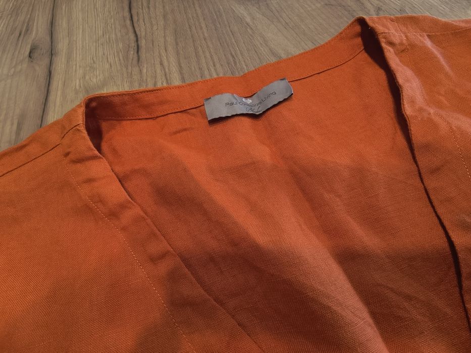 Lniana tunika Paul Costelloe Living roz XXL 48-50