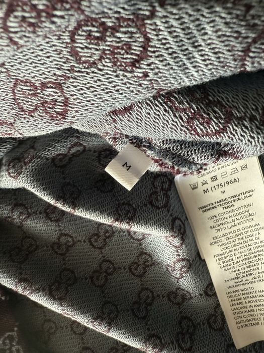 Gucci piquet cotton jacquard polo shirt