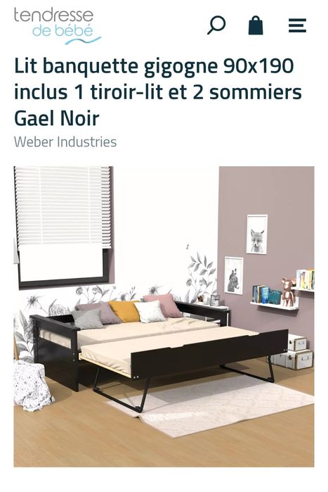 Sofá Cama ainda embalado
