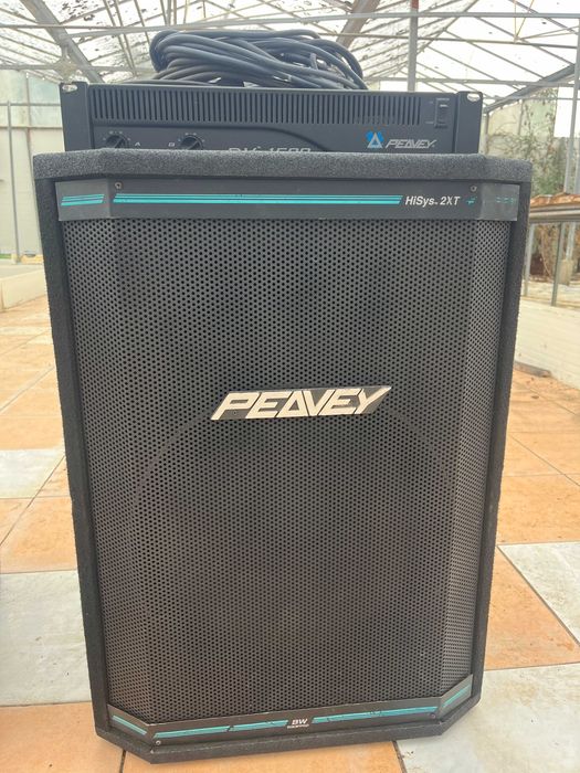 Sistema PA Peavey –  (Black Widow Equipped) + Amplificador PV-1500
