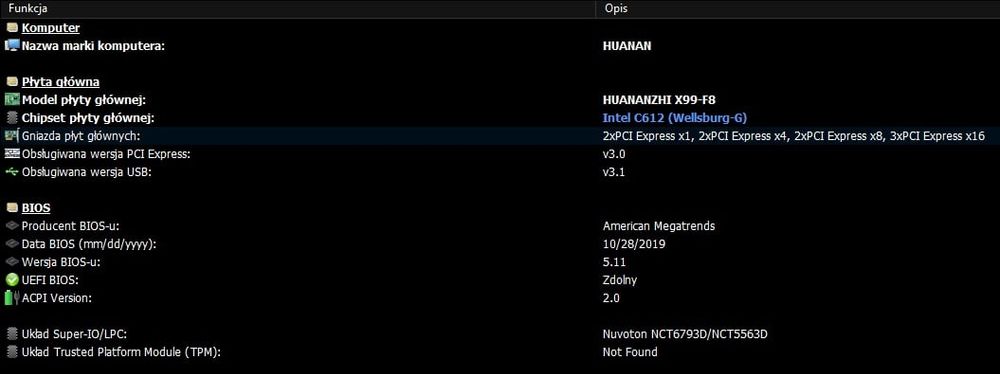 Intel Xeon E5 2678v3, 32 GB RAM, Huanazhni X99 TF