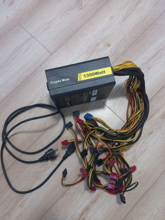 Zasilacz komputerowy bitcoin miner 1300w / gold 80 plus