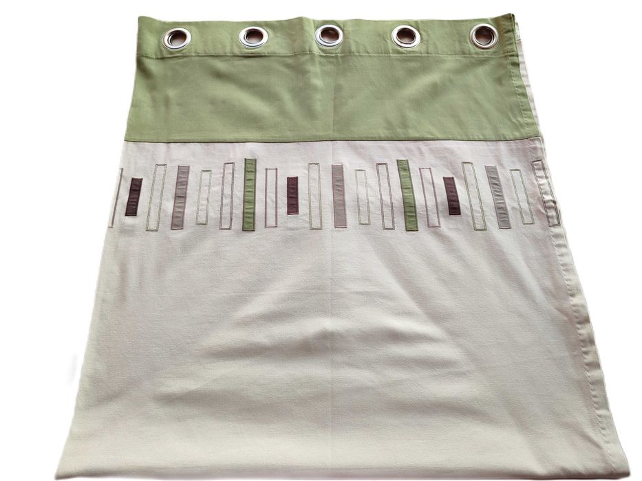 lniane zasłony na przelotkach 2 szt  160x180