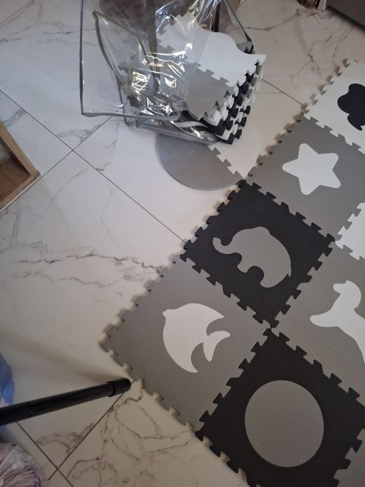 Puzzle piankowe, mata piankowa xxl 150x150 cm ToysPlanet