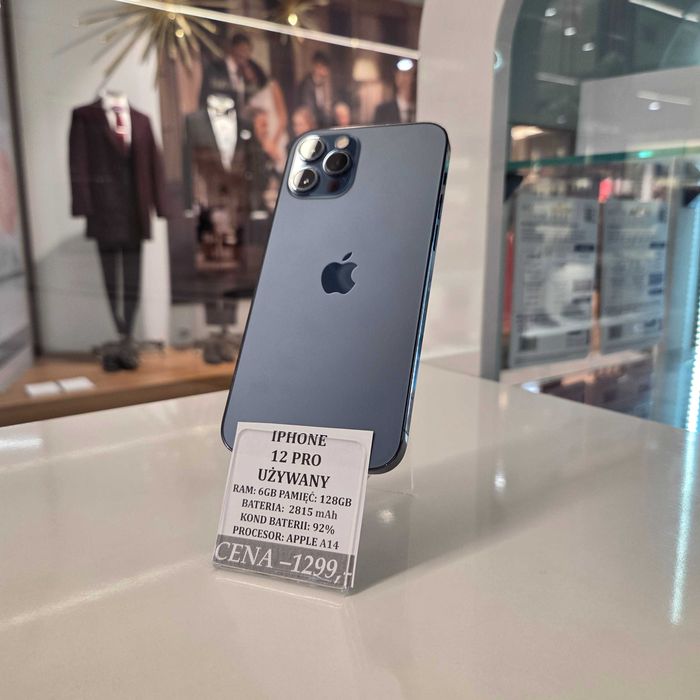 iPhone 12 Pro 128GB Bat 92% Topcase Vivo *Raty 0%