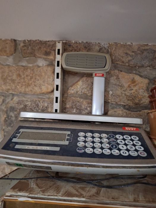 Balança eletrónica como nova