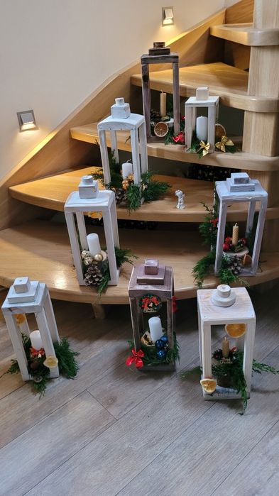 Latarenka, lampion świąteczny Bożonarodzeniowy urocze