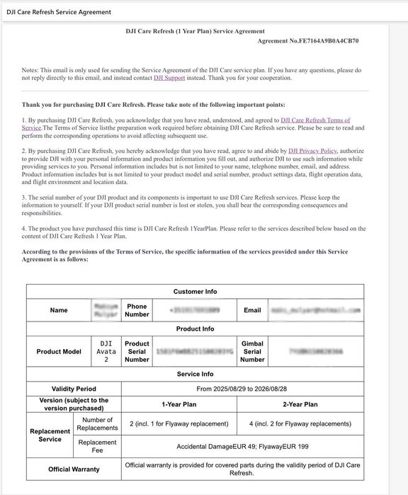 DJI Avata 2 | 3 Baterias | DJI Care 1 Ano | Cartão de 128GB | Filtros.