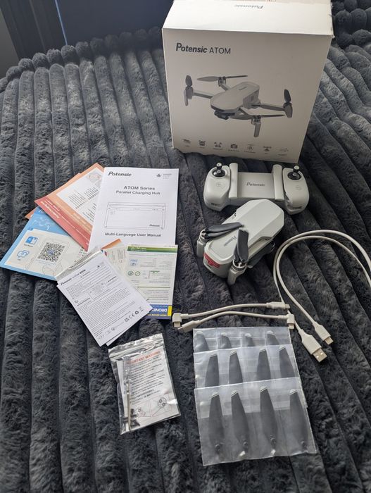Mega Dron potensic atom 1 video 4k zasięg 6km prędkość 57km