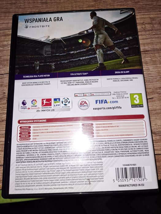 Gry Fifa 18 na Pc