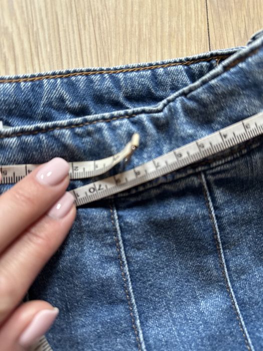 H&M Спідниця  джинсова , катонова,