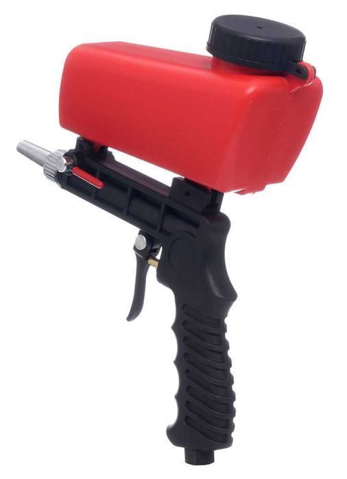 Pistolet do piaskowania, sodowania ze zbiornikiem