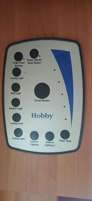 Panel sterowania przyczepą kempingową HOBBY