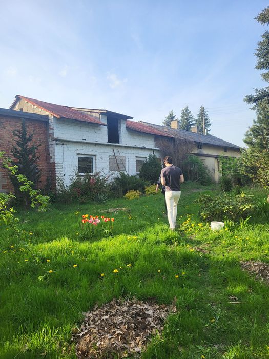 Działka budowlana z duszą, domem 1912, starodrzewem i mediami 6038 m2 ( 26 min do centrum ŁODZI )