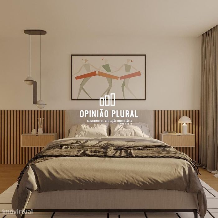 Elegante Apartamento T2 Moderno Novo à Venda em Vilar do Paraíso