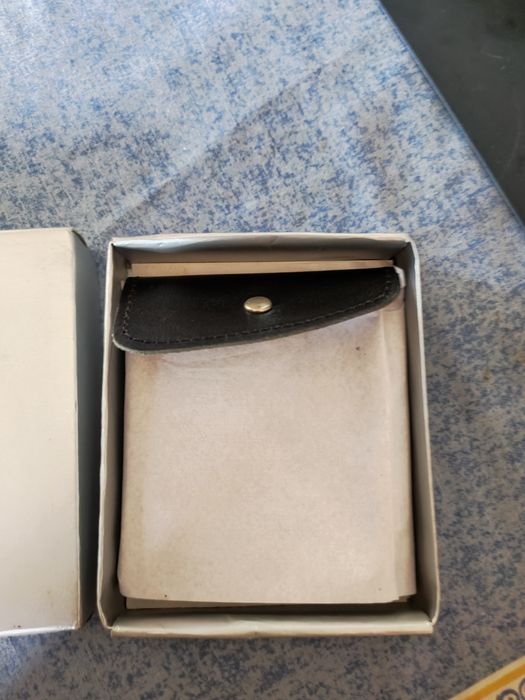 Carteira em pele homem