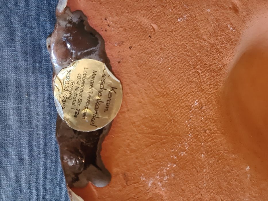 Ceramiczny talerz kapelusz