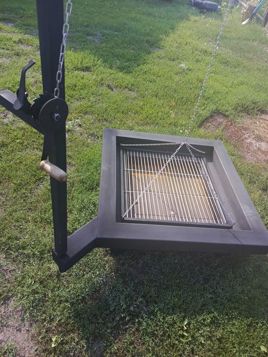 Ruszt na ognisko, Palenisko ogrodowe, masywny ruszt na grilla. Okazja,