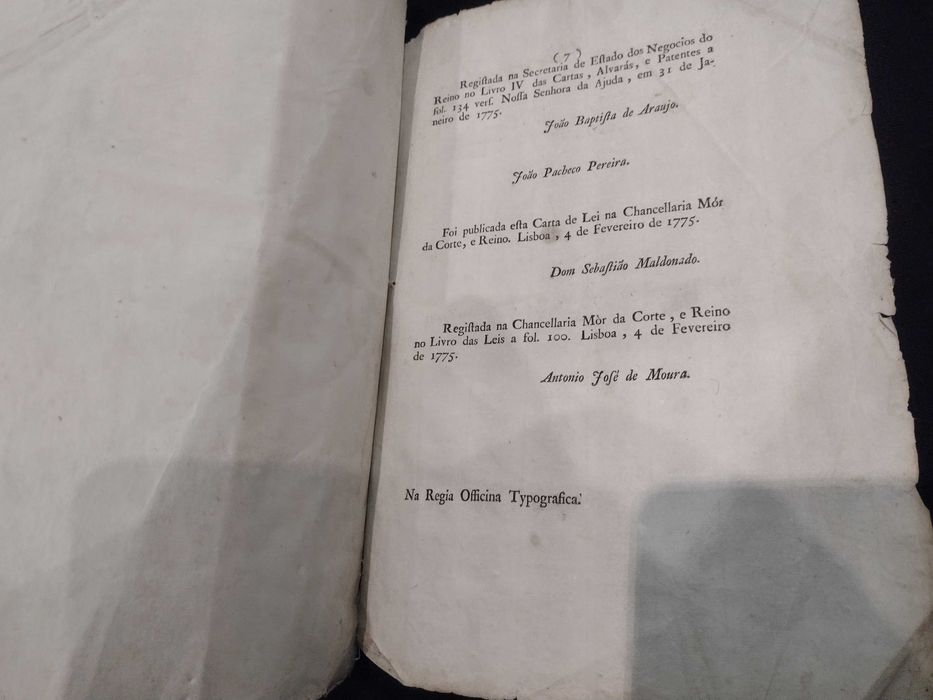 Carta de Lei "Dom José" 1775