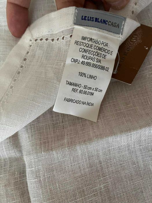 Guardanapos em Linho puro (Par)