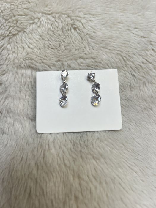 Piękne kolczyki cyrkonie