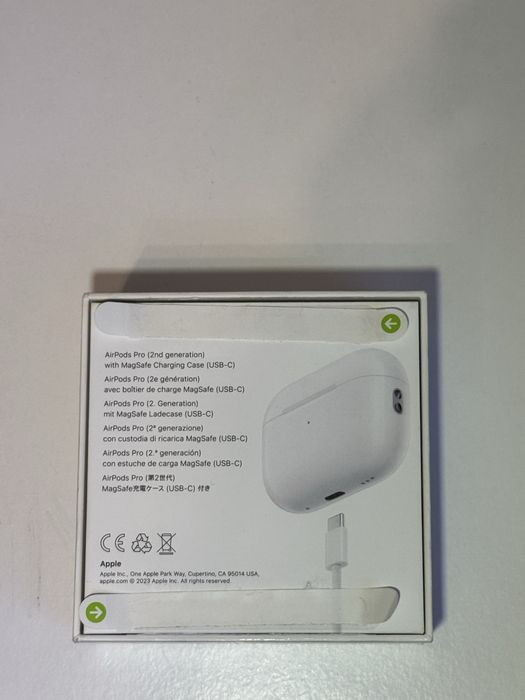 Słuchawki dokanałowe APPLE AirPods Pro II ANC Wodoodporne Biały/ USB-C