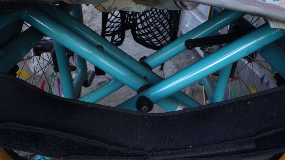 Elektryczny wózek Skladany