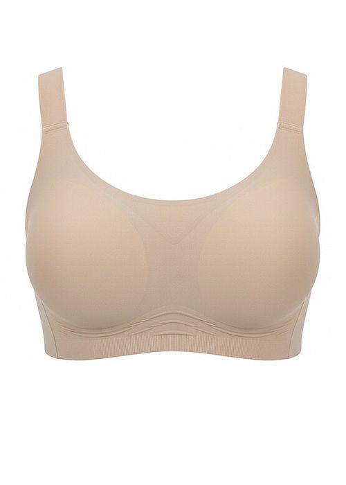 Безшовний бюстгалтер топ бежевий ORHIDEJA