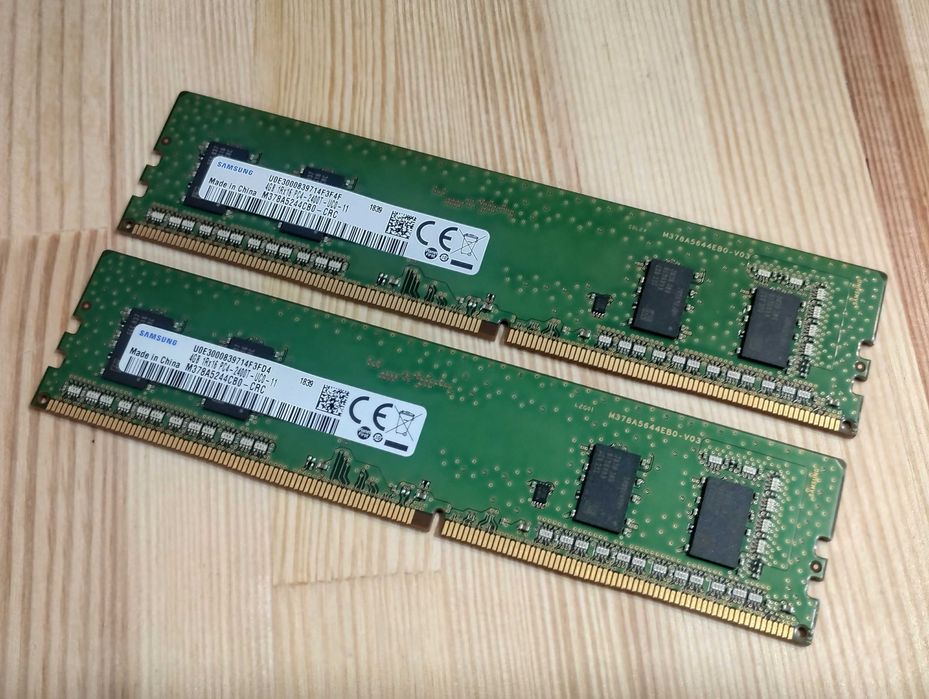 Оперативная память для ПК DDR4 Samsung 2x4GB 2400MHz. Гарантия 1 год