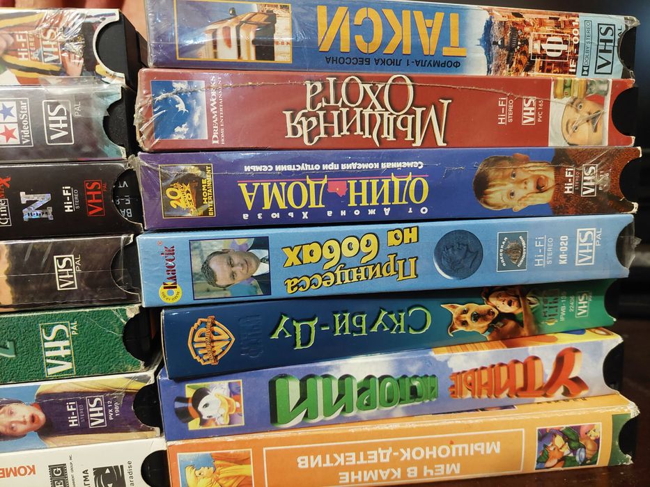 Відео касети, фільми