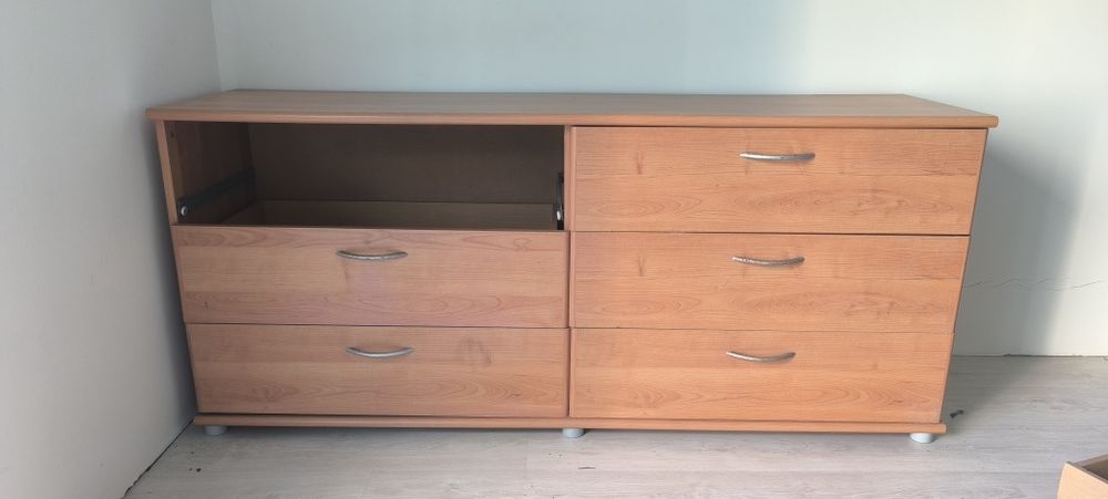 Cómoda de quarto com 6 gavetas