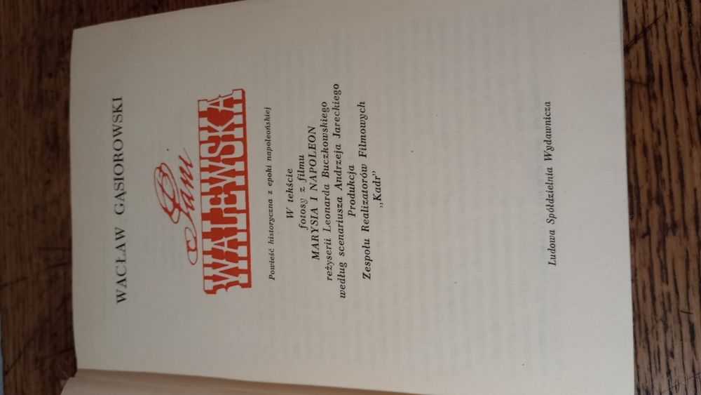 Pani Walewska. Waclaw Gąsiorowski