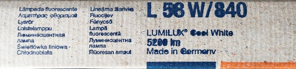 Świetlówki Osram L58/840 -15szt.
