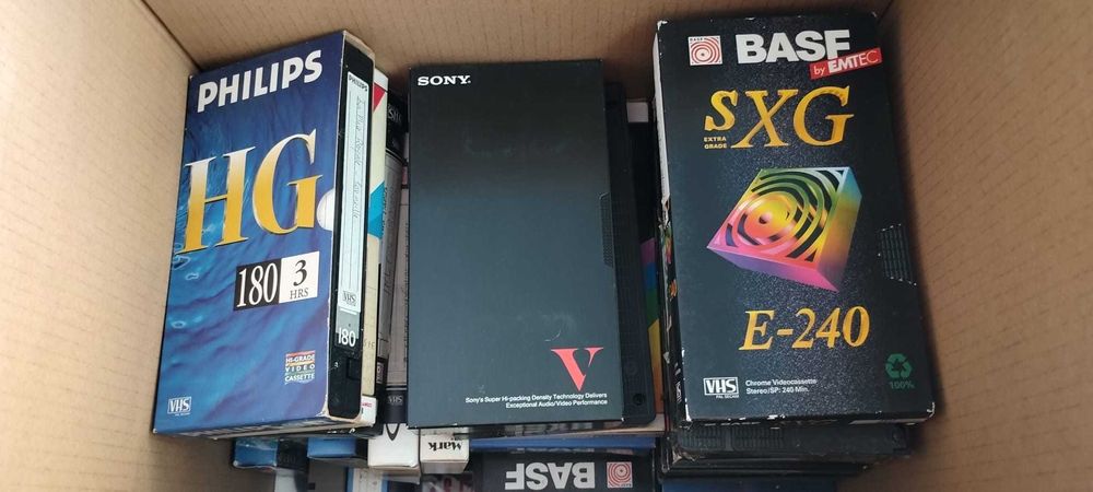 cassetes VHS E-180 E E-240