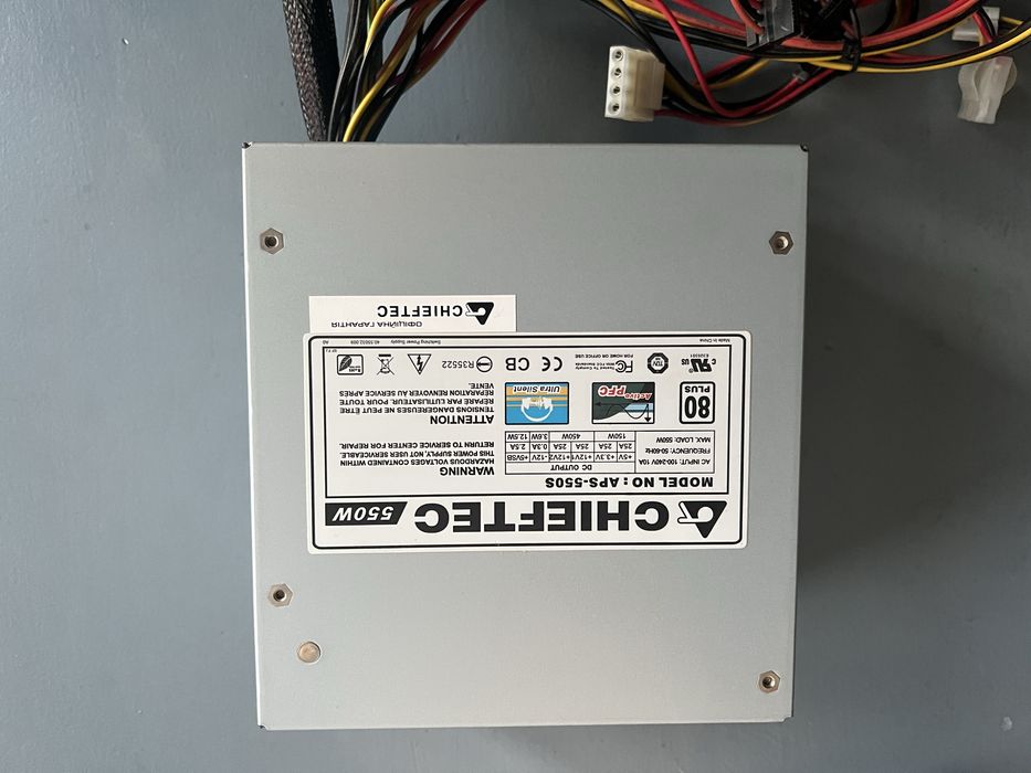 Блок питания Chieftec APS-550S