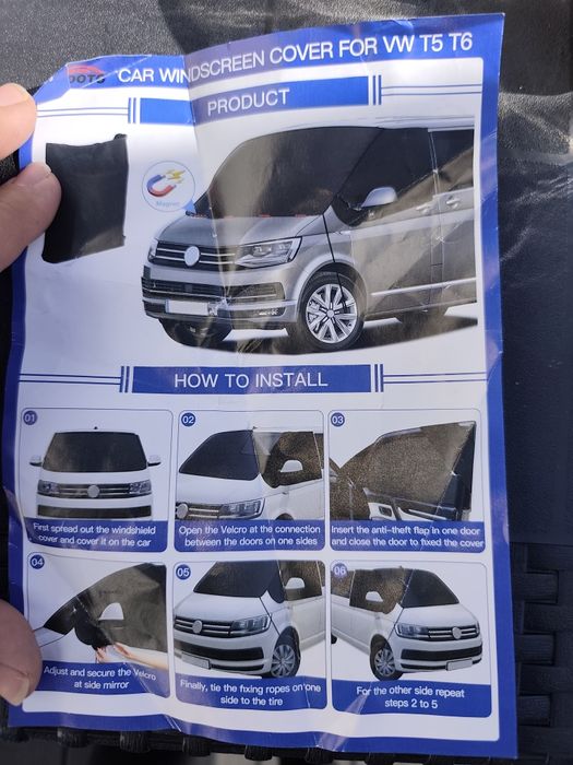 Osłona przeciwsłoneczna Volkswagen  T5 T 6