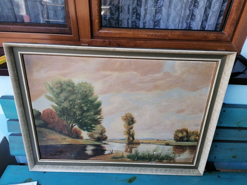 Obraz pejzaż nad wodą