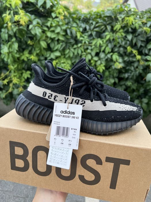 Adidas Yeezy Boost 350 V2 Oreo sneakersy czarne białe 37 1/3
