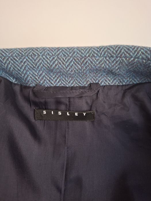 Sisley żakiet wełna wiskoza 36 idealny stan