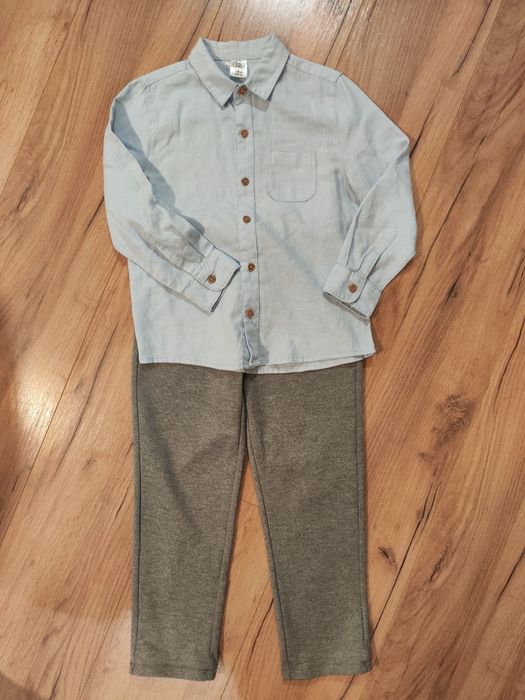 Koszula niebieska chłopięca r 116