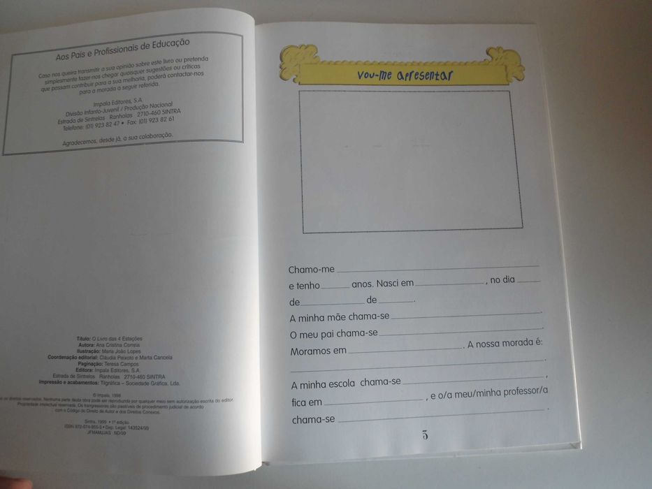 O Livro das 4 Estações