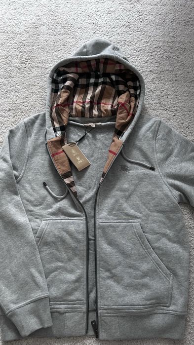 Burberry zip hoodie