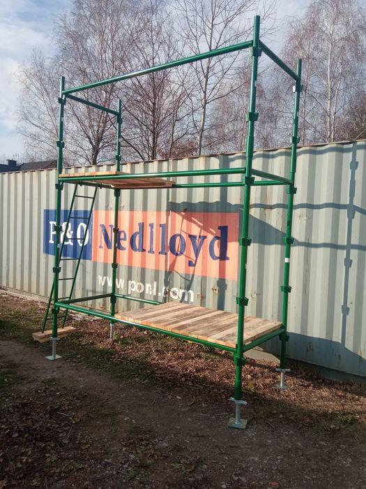 Rusztowanie elewacyjne klinowe choinkowe 100m2